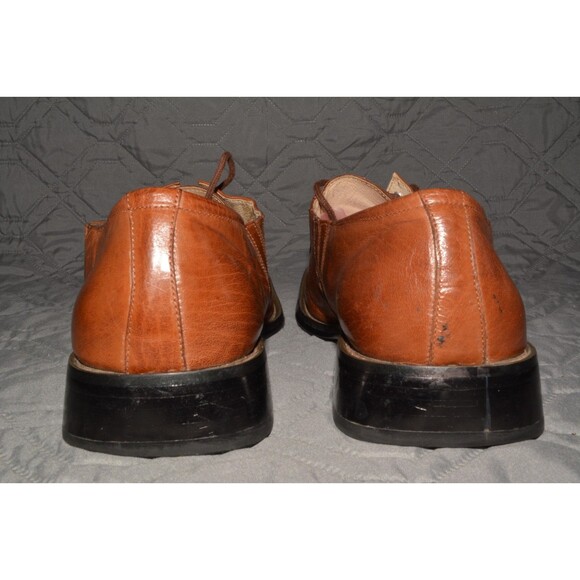 Giorgio V Styled in Italy Men’s Brown Leather Dress Shoes Size 10.5D Square Toe - Picture 3 of 8
